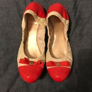Red and Cream Flats